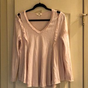 Cute boutique ruffle top